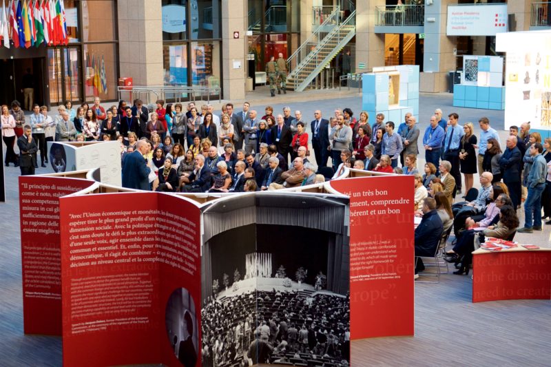 Maastricht Treaty 25anniversary exhibition EUCouncil